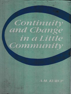 cover image of Continuity and Change In a Little Community (A Study of the Bharias of Patalkot In Madhya Pradesh)